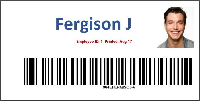 Fresh produce label