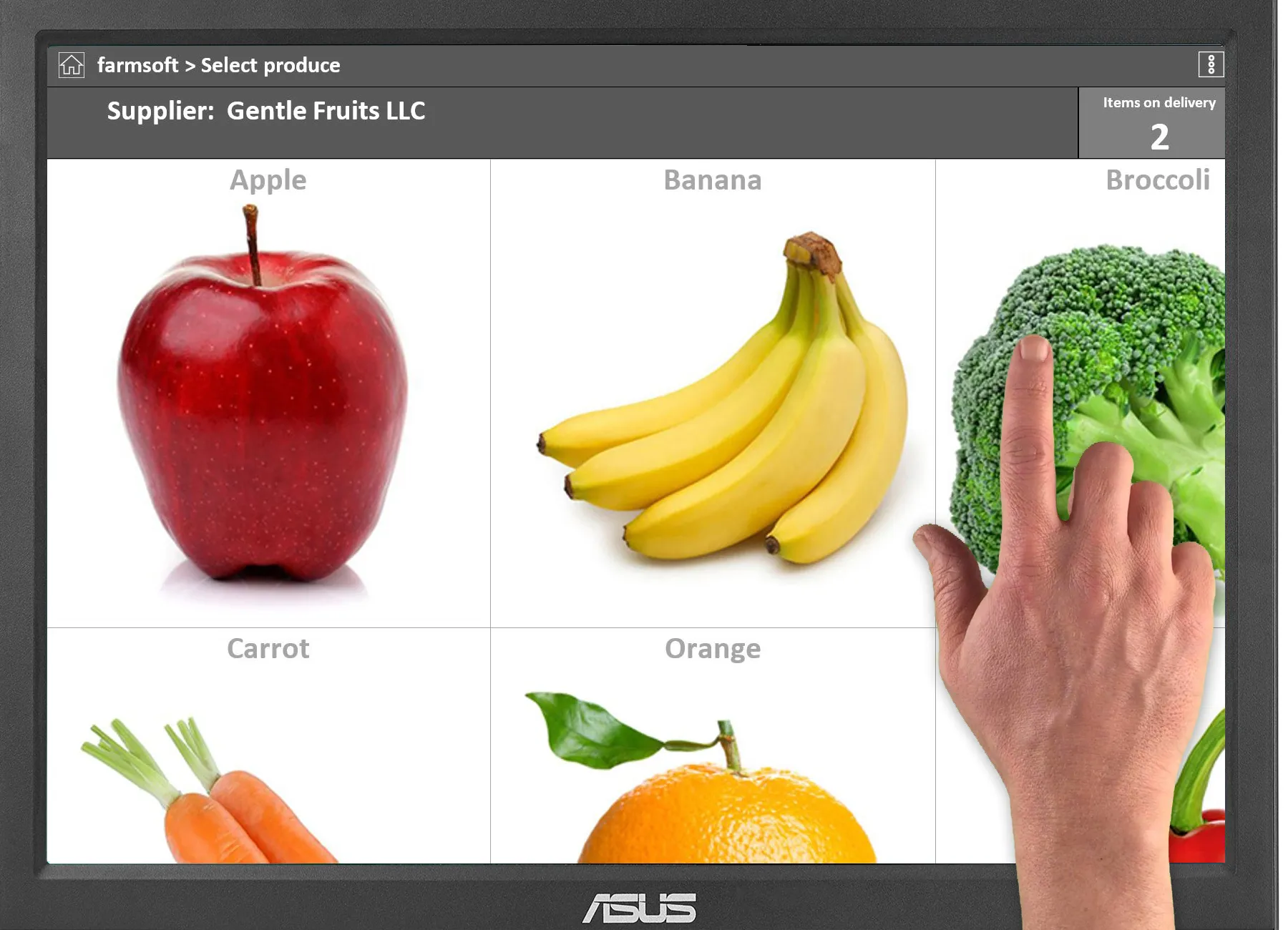 Fresh produce inventory app