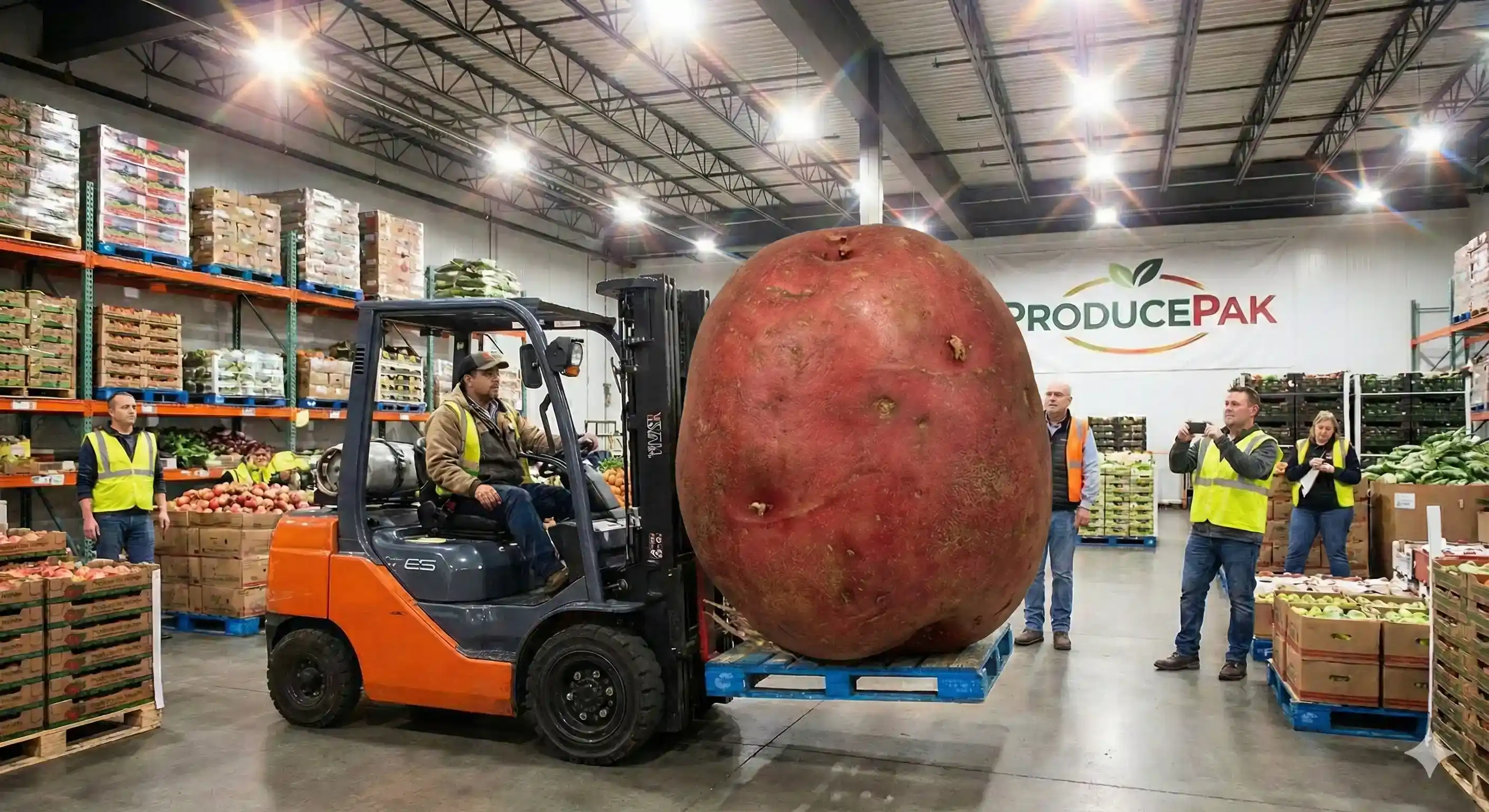 Automatic fleet planning for fresh produce sourcing