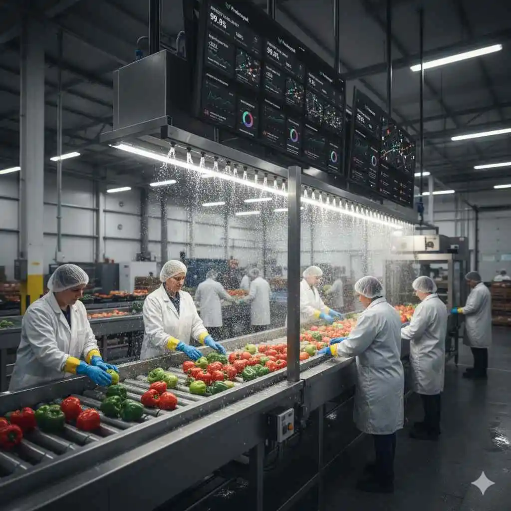 Fresh produce wholesale logistics